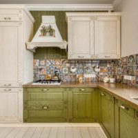 idea of a bright rustic style kitchen picture
