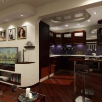 the idea of a bright kitchen design in a country house picture