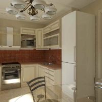 l'idée d'une cuisine lumineuse de 13 m² photo