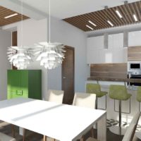 the idea of a beautiful kitchen decor in a country house picture