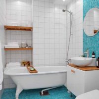 idea of a beautiful style of laying tiles in the bathroom photo