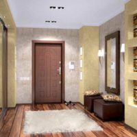 idea of a light design of a hallway in a private house photo