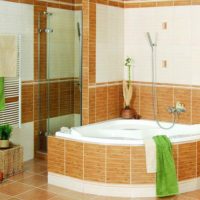 idea of unusual design laying tiles in the bathroom photo