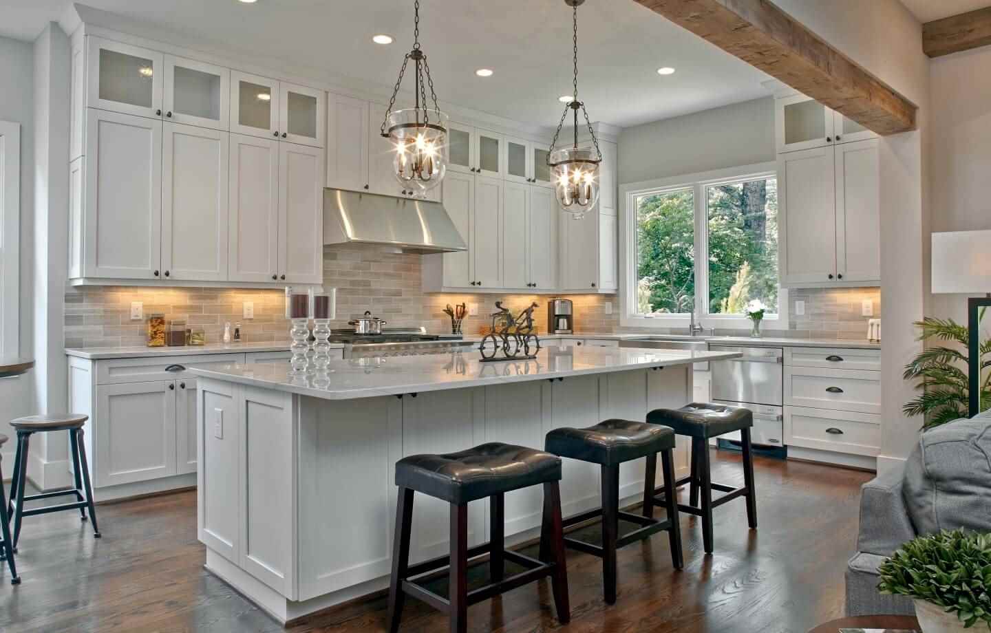 the idea of an unusual style of kitchen in a country house