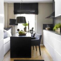 variante du décor insolite de la cuisine 13 m² image