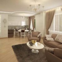 idea of unusual design of a kitchen in a country house picture