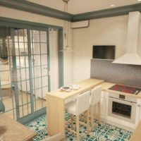 option d'un studio intérieur lumineux 20 m² photo