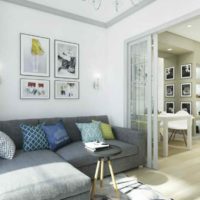 un exemple de studio lumineux photo de 20 m²