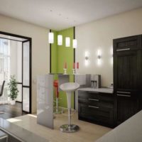 removal of the dining area to the loggia