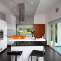 design de cuisine avec intérieur confortable