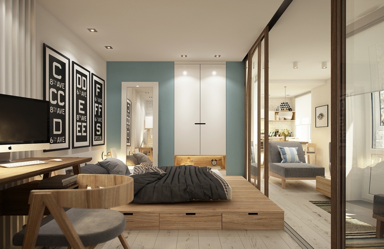 appartement avec podium 45 m²