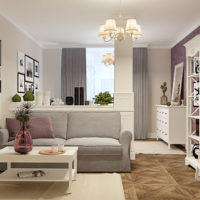 projet d'un studio de 45 m² avec une chambre