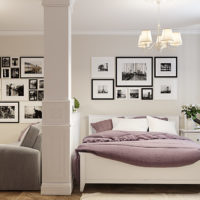 projet d'un studio de 45 m² avec une chambre