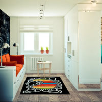 conception d'un studio d'angle 45 m² photo