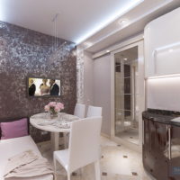 cuisine dans un studio photo