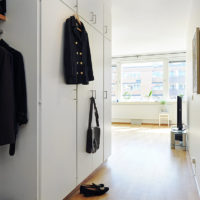 conception de couloir dans des idées de photo couleur blanc