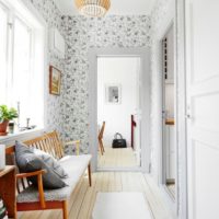 papier peint pour le couloir à l'intérieur