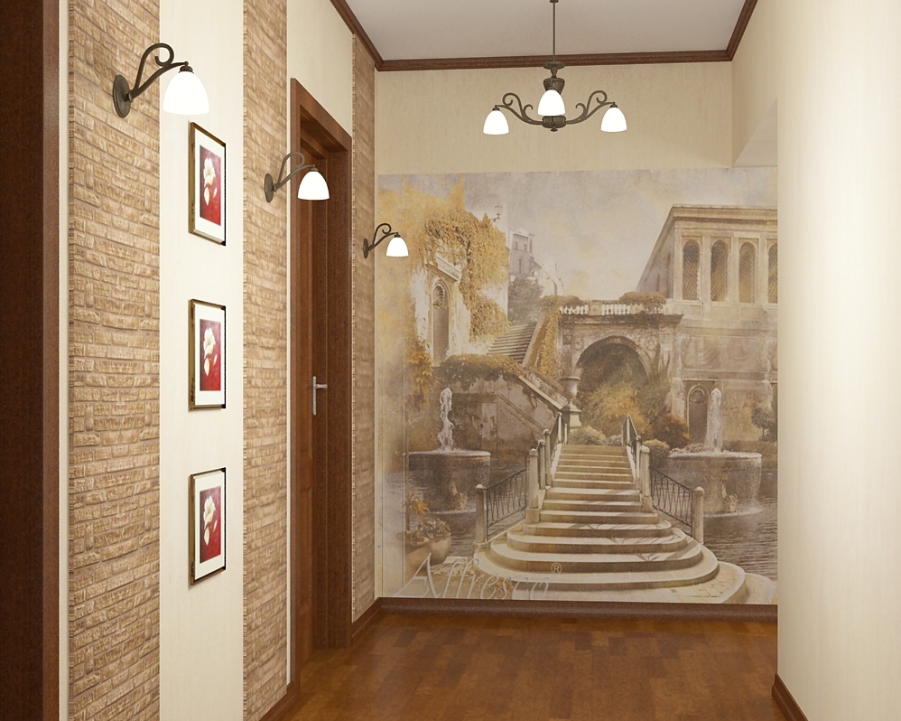 wallpaper for the hall in Khrushchev