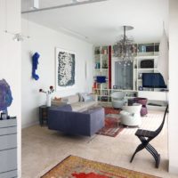 idées de décoration de salle rectangulaire