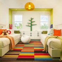 pièce de design rectangulaire intérieur