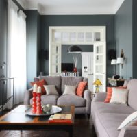 décoration de chambre rectangulaire