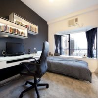 idées d'intérieur de pièce rectangulaire