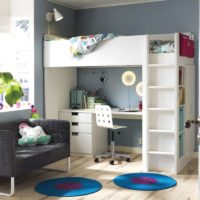 chambre d'enfant pour un garçon et une fille photo design