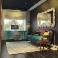 idea of a bright home interior in pop art style picture