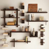 the idea of a beautiful style of photo shelves