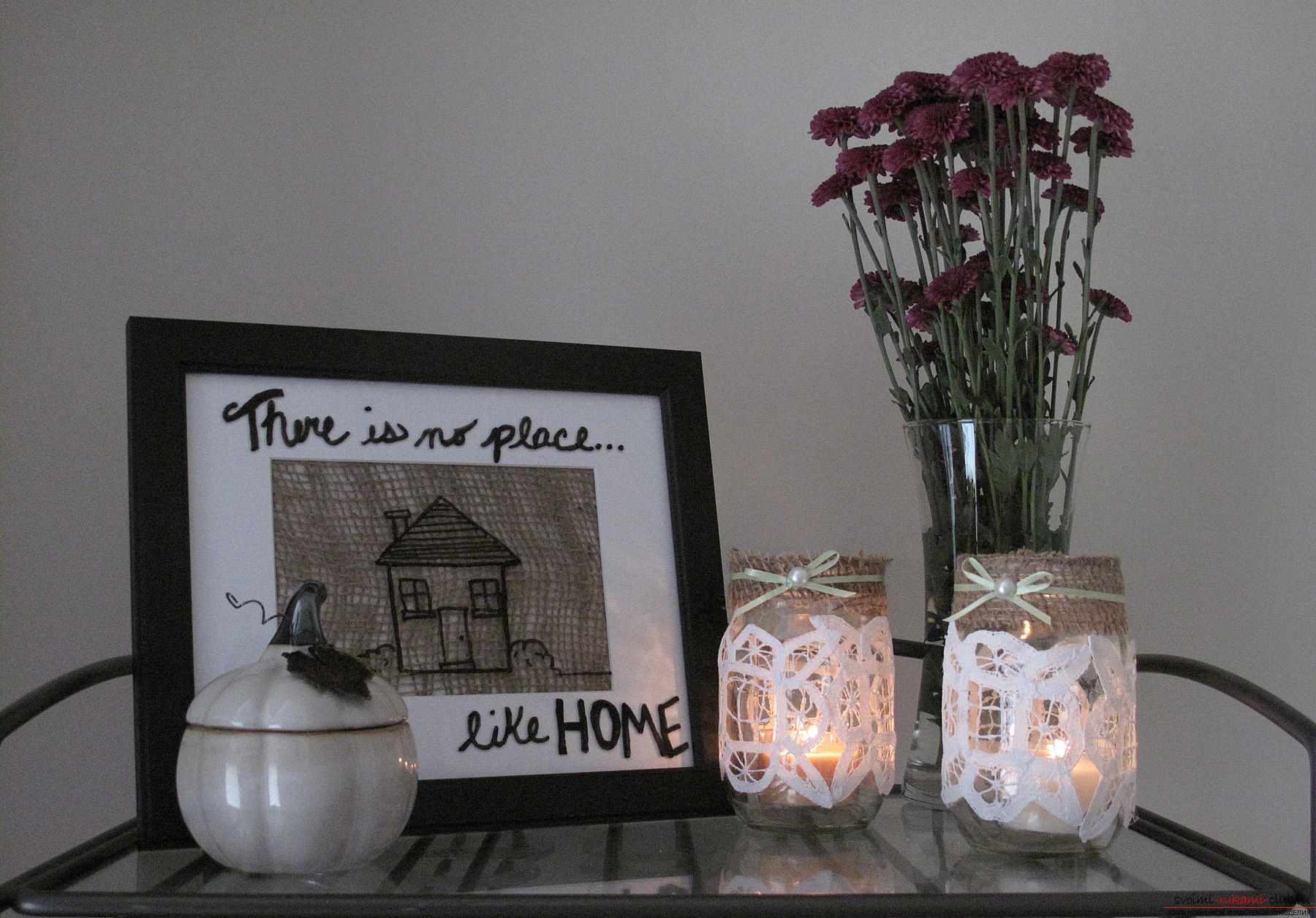 An example of a bright craft for apartment decor