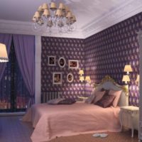Style classicisme dans la conception de la chambre 12 m²