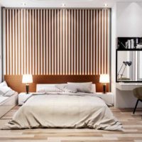 variante de décoration insolite de décoration murale dans la photo de la chambre