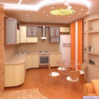 variante de l'intérieur lumineux de l'image du plafond de la cuisine