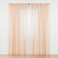 example of a combination of beautiful peach color in the design of an apartment photo