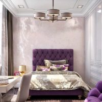 an example of an unusual design of a bedroom picture