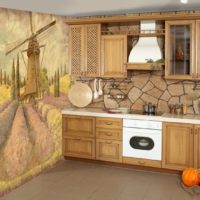 Wallpaper in Dizan rustic style cuisine