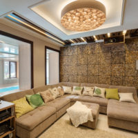 Decorating a room with wood decorative panels