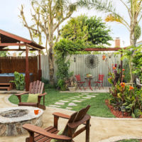 Belle conception de la cour privée