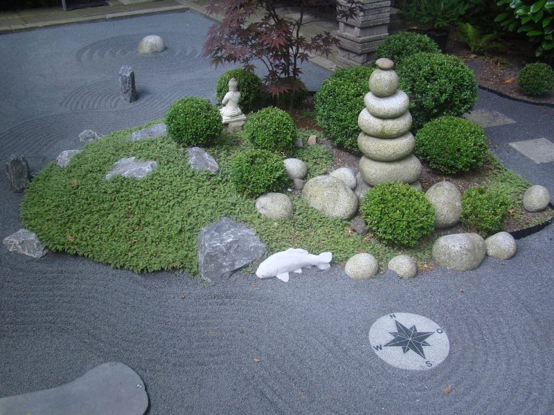 Jardin de bricolage de style japonais