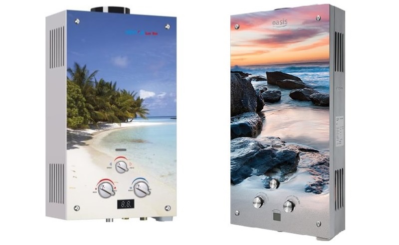 Décorer une chaudière à gaz avec une image réaliste