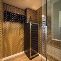 Papier peint géométrique en vinyle