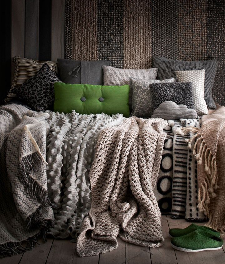 Use in interior textiles in brown shades