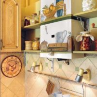 Peinture de chaudière à gaz de bricolage