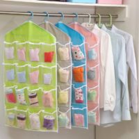 Storage of small items in kindergarten