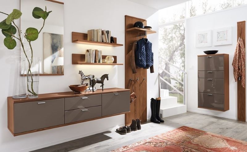 Intérieur de couloir de maison privée de style allemand