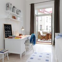 Nursery in the style of Scandinavian minimalism
