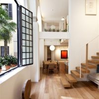 Tree in the interior of a private house