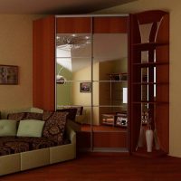 Couleur marron à l'intérieur du salon