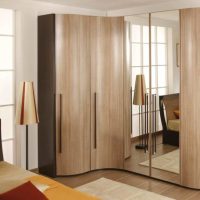 Chambre design avec placard d'angle