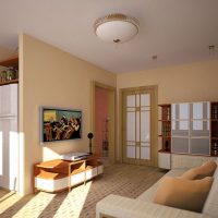 Studio moderne dans une maison à panneaux